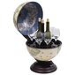 Vyno butelių laikiklis, žalias, eukaliptas, gaublio formos kaina ir informacija | Virtuvės įrankiai | pigu.lt