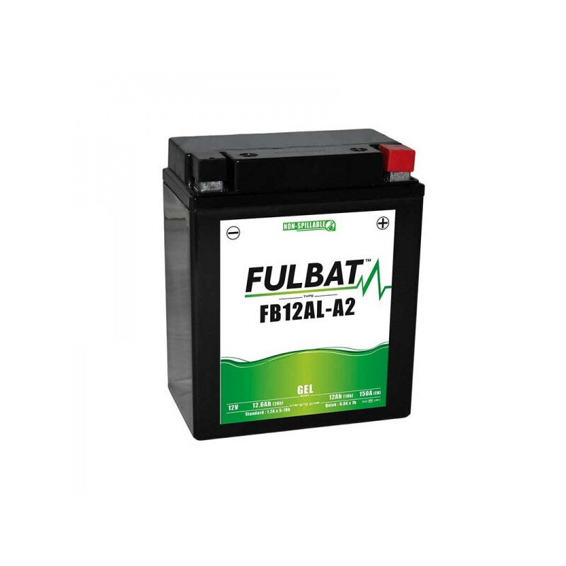 Akumuliatorius FULBAT GB12AL-A2,12 Ah 150 12V kaina ir informacija | Moto akumuliatoriai | pigu.lt