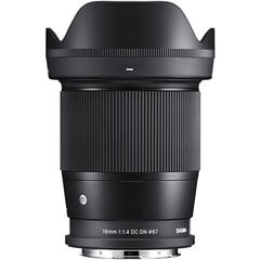 Объектив Sigma 16мм f/1.4 DC DN Contemporary для Leica L цена и информация | Объективы | pigu.lt
