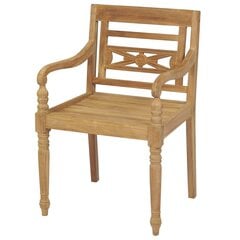 Batavia kėdės, 2 vnt. kaina ir informacija | Lauko kėdės, foteliai, pufai | pigu.lt