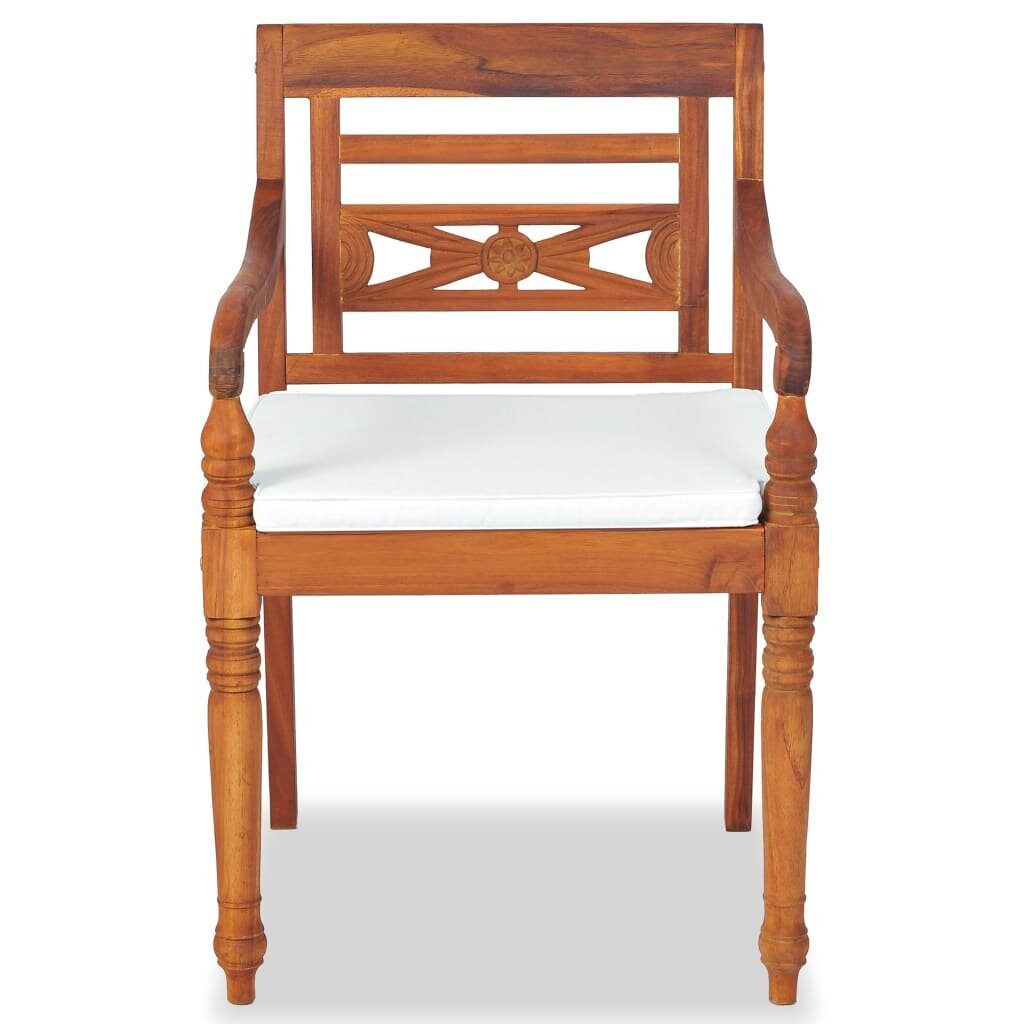 Batavia kėdės, 2 vnt., su pagalvėlėmis цена и информация | Lauko kėdės, foteliai, pufai | pigu.lt