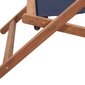 Paplūdimio kėdė VidaXL, mėlyna kaina ir informacija | Lauko kėdės, foteliai, pufai | pigu.lt