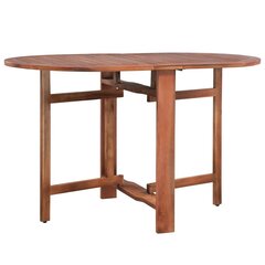 Sodo stalas, 120x70x74cm, rudas kaina ir informacija | Lauko stalai, staliukai | pigu.lt