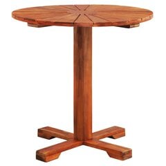 Стол барный, 100х100х90 см., коричневый цена и информация | Садовые столы, столики | pigu.lt