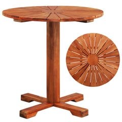 Baro stalas, rudas kaina ir informacija | Lauko stalai, staliukai | pigu.lt
