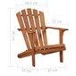 Sodo Adirondack kėdė, akacijos medienos masyvas kaina ir informacija | Lauko kėdės, foteliai, pufai | pigu.lt