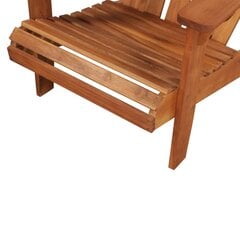 Садовый стул Adirondack, массив древесины акации цена и информация | Садовые стулья, кресла, пуфы | pigu.lt