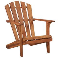 Садовый стул Adirondack, массив древесины акации цена и информация | Садовые стулья, кресла, пуфы | pigu.lt