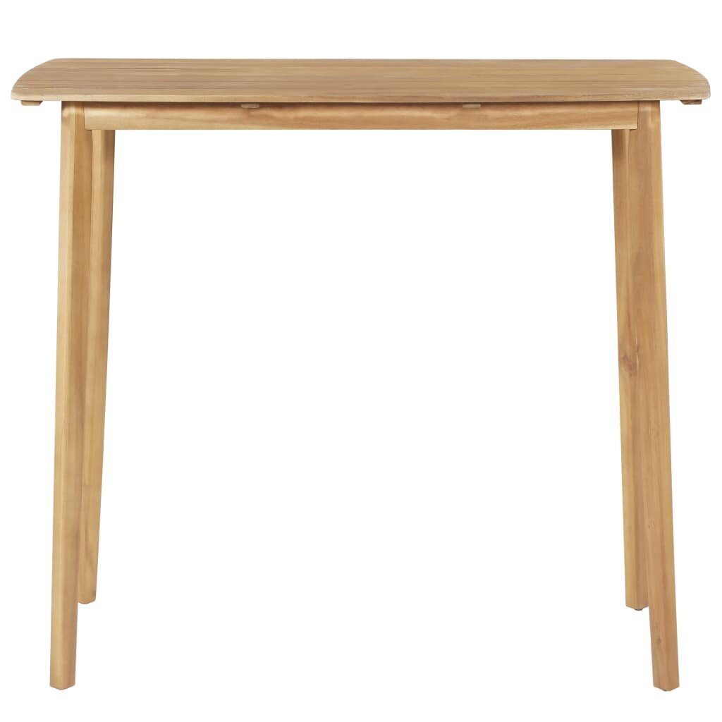 Baro stalas, 120x60x105cm, akacijos medienos masyvas kaina ir informacija | Lauko stalai, staliukai | pigu.lt