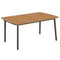 Sodo stalas, rudas kaina ir informacija | Lauko stalai, staliukai | pigu.lt