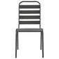 Lauko kėdės VidaXL, pilkos kaina ir informacija | Lauko kėdės, foteliai, pufai | pigu.lt
