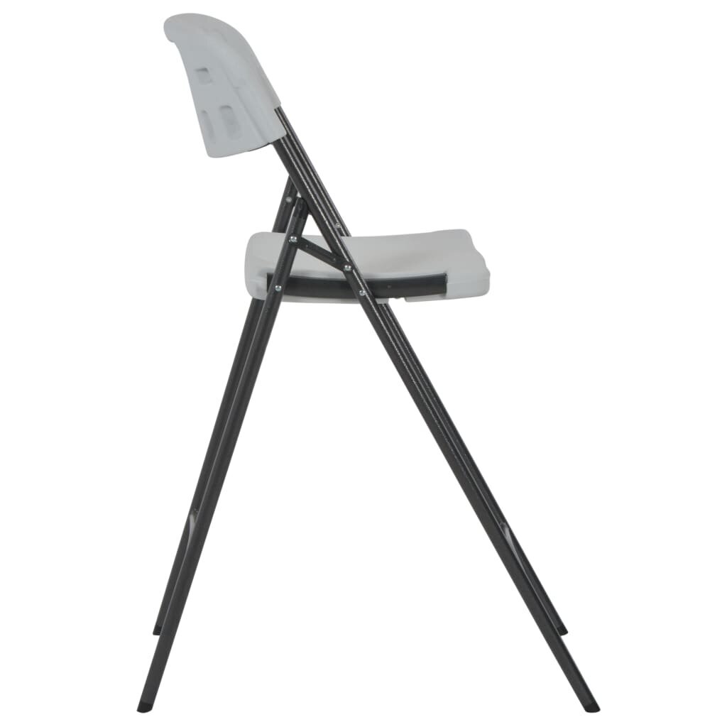 Baro kėdės VidaXL, baltos kaina ir informacija | Lauko kėdės, foteliai, pufai | pigu.lt