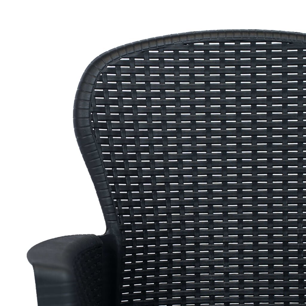Sodo kėdės su pagalvėlėmis, 2vnt., pilkos kaina ir informacija | Lauko kėdės, foteliai, pufai | pigu.lt