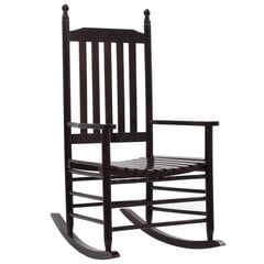 Supama kėdė su išlenkta sėdyne, ruda цена и информация | Кресла в гостиную | pigu.lt