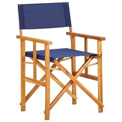 Režisieriaus kėdės, 2 vnt, mėlynos kaina ir informacija | Lauko kėdės, foteliai, pufai | pigu.lt