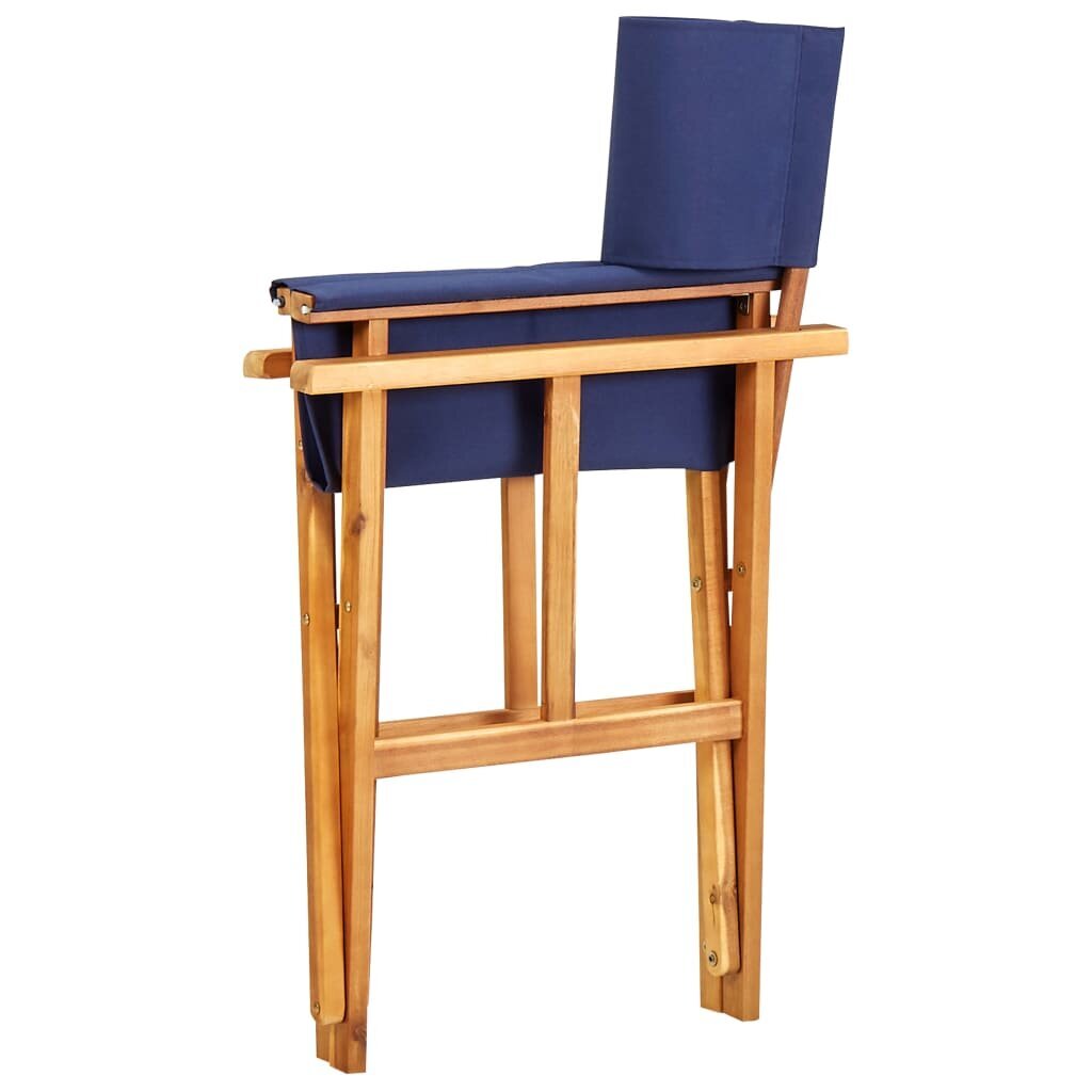 Režisieriaus kėdės, 2 vnt, mėlynos kaina ir informacija | Lauko kėdės, foteliai, pufai | pigu.lt