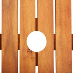 Sodo stalas, 88x88x74cm, akacijos medienos masyvas kaina ir informacija | Lauko stalai, staliukai | pigu.lt