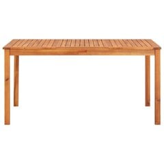 Sodo stalas, rudas kaina ir informacija | Lauko stalai, staliukai | pigu.lt