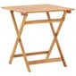 Sulankstomas sodo stalas, rudas цена и информация | Lauko stalai, staliukai | pigu.lt