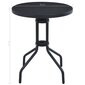Stalas 60cm, juodas kaina ir informacija | Lauko stalai, staliukai | pigu.lt