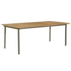 Lauko baldų komplektas, 9 dalių, akacijos mediena ir plienas kaina ir informacija | Lauko baldų komplektai | pigu.lt