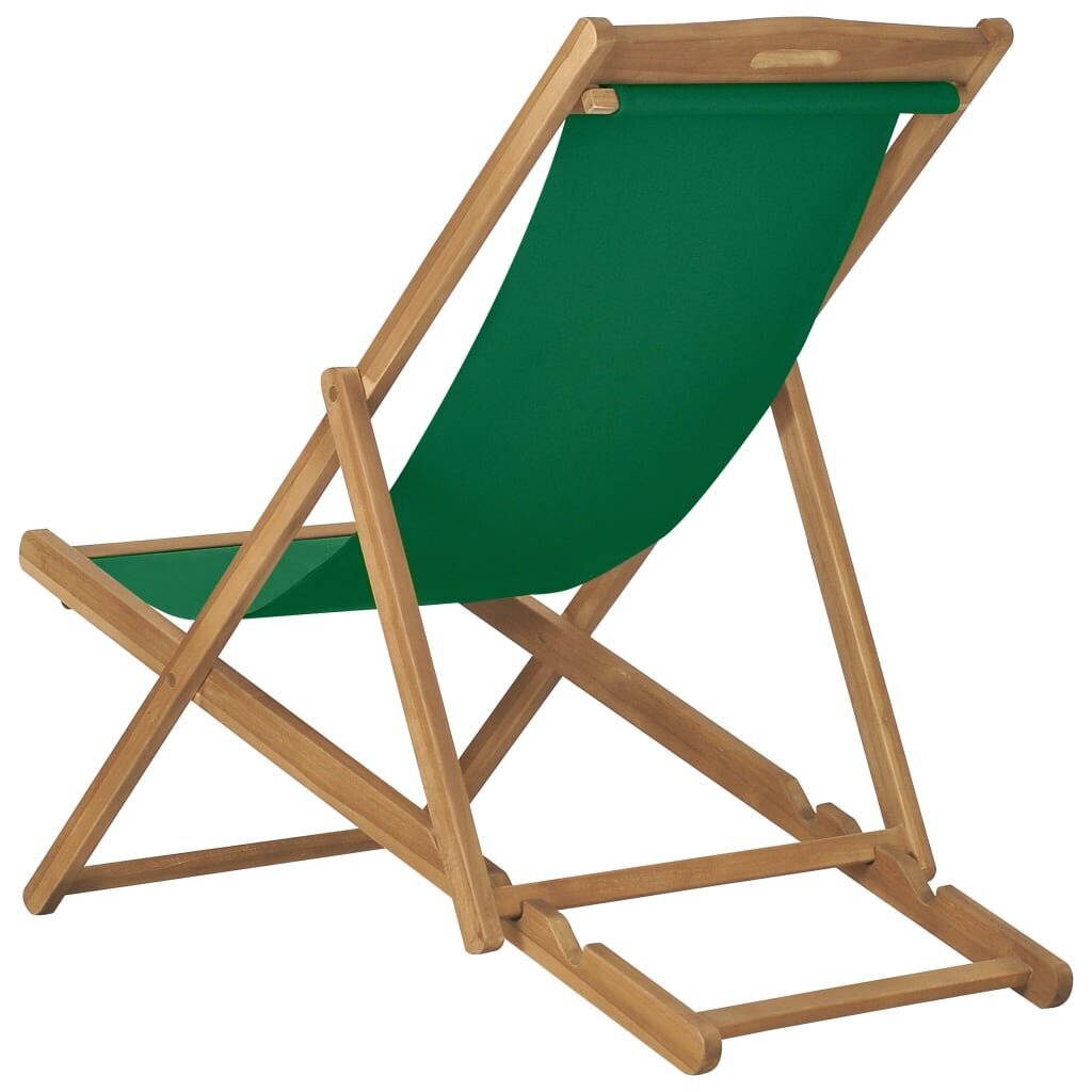Sulankstoma paplūdimio kėdė, žalia kaina | pigu.lt