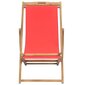 Sulankstoma paplūdimio kėdė, raudona kaina ir informacija | Lauko kėdės, foteliai, pufai | pigu.lt