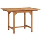 Išskleidžiamas stalas, rudas kaina ir informacija | Lauko stalai, staliukai | pigu.lt