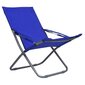 Sulankstomos paplūdimio kėdės, 2vnt., mėlynos kaina ir informacija | Lauko kėdės, foteliai, pufai | pigu.lt