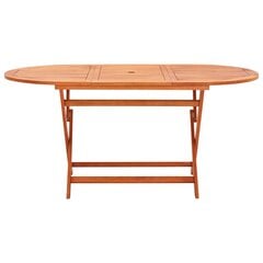 Sulankstomas sodo stalas, rudas kaina ir informacija | Lauko stalai, staliukai | pigu.lt