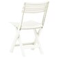 Sulankstomos sodo kėdės, 2vnt., baltos kaina ir informacija | Lauko kėdės, foteliai, pufai | pigu.lt