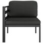 Modulinė kampinė sofa su pagalvėmis цена и информация | Lauko kėdės, foteliai, pufai | pigu.lt