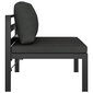 Modulinė vidurinė sofa su pagalvėmis kaina ir informacija | Lauko kėdės, foteliai, pufai | pigu.lt