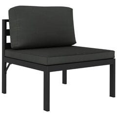 Modulinė vidurinė sofa su pagalvėmis kaina ir informacija | Lauko kėdės, foteliai, pufai | pigu.lt