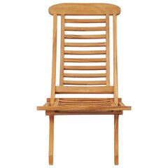 Sulankstoma sodo kėdė, tikmedžio medienos masyvas kaina ir informacija | Lauko kėdės, foteliai, pufai | pigu.lt