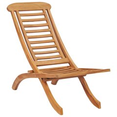 Sulankstoma sodo kėdė, tikmedžio medienos masyvas kaina ir informacija | Lauko kėdės, foteliai, pufai | pigu.lt