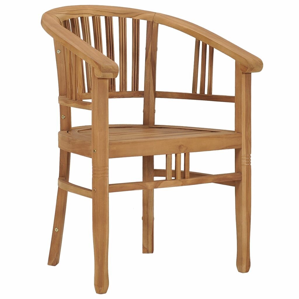 Lauko kėdės, 2 vnt., rudos kaina ir informacija | Lauko kėdės, foteliai, pufai | pigu.lt
