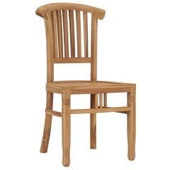 Sodo kėdės, 2vnt., rudos цена и информация | Садовые стулья, кресла, пуфы | pigu.lt
