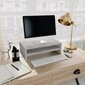 vidaXL Monitor Stand Concrete 42x24x13 цена и информация | Monitorių laikikliai | pigu.lt