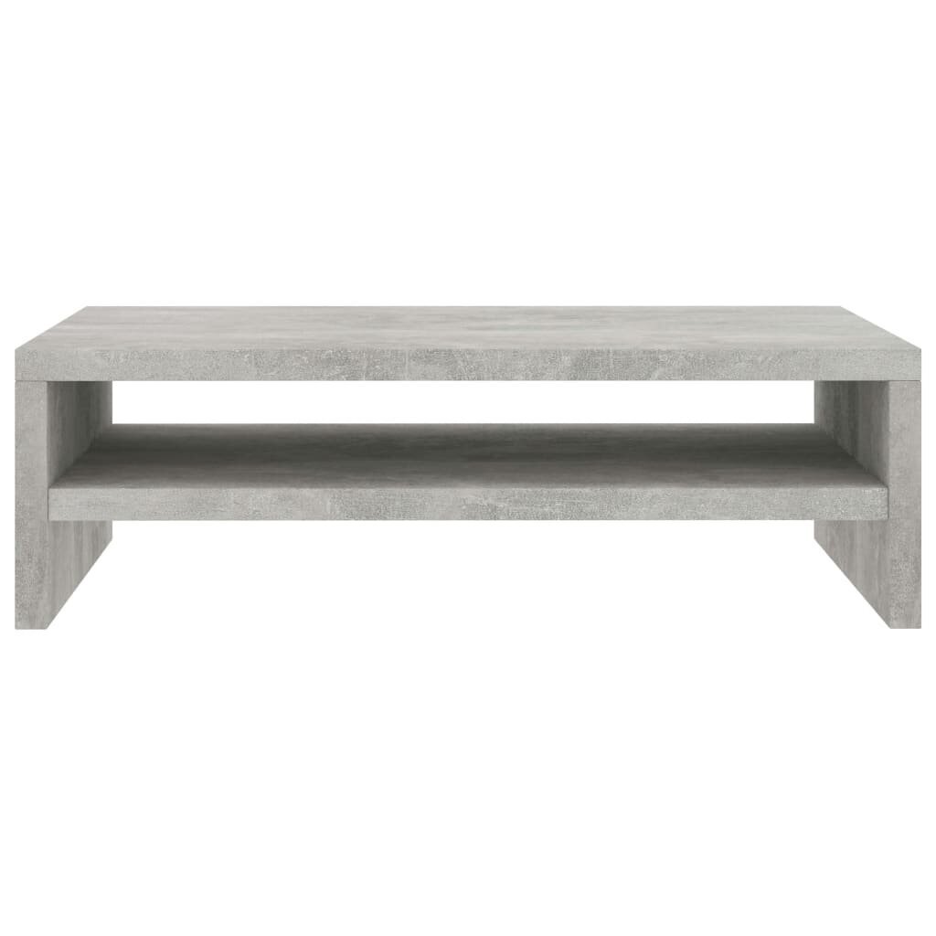 vidaXL Monitor Stand Concrete 42x24x13 цена и информация | Monitorių laikikliai | pigu.lt