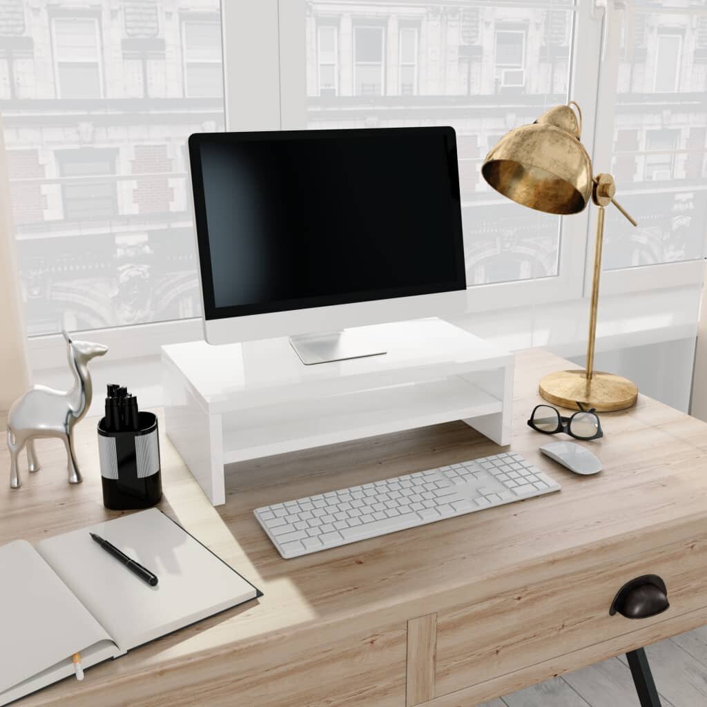 Monitoriaus stovas, 42x24x13 cm kaina ir informacija | Kompiuteriniai, rašomieji stalai | pigu.lt