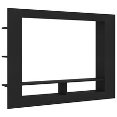 Televizoriaus spintelė, 152x22x113cm, juoda цена и информация | Тумбы под телевизор | pigu.lt