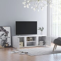 Televizoriaus spintelė, 120x34x37cm, balta цена и информация | Тумбы под телевизор | pigu.lt