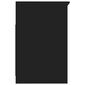 Spintelė su stalčiais VidaXL, 40x50x76 cm, juoda kaina ir informacija | Svetainės spintelės | pigu.lt