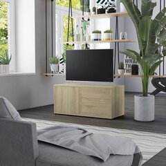 Televizoriaus spintelė, 80x34x36cm, ruda kaina ir informacija | TV staliukai | pigu.lt
