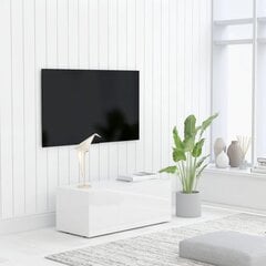 Televizoriaus spintelė, 80x34x30 cm, balta цена и информация | Тумбы под телевизор | pigu.lt