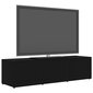 Televizoriaus spintelė, 120x34x30cm, juoda kaina ir informacija | TV staliukai | pigu.lt