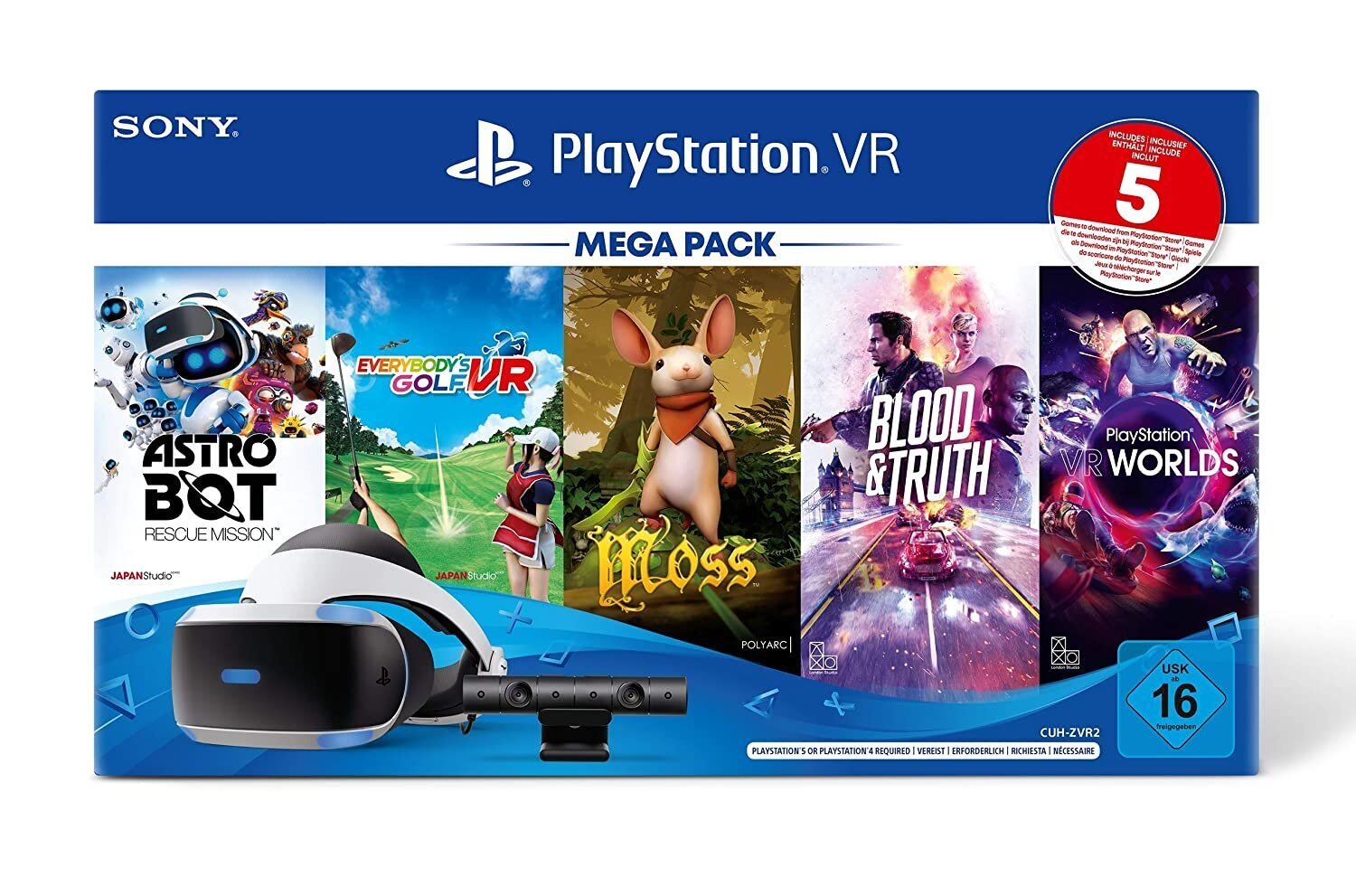 Virtualios realybės akiniai Playstation VR Megapack kaina ir informacija | Išmanioji technika ir priedai | pigu.lt
