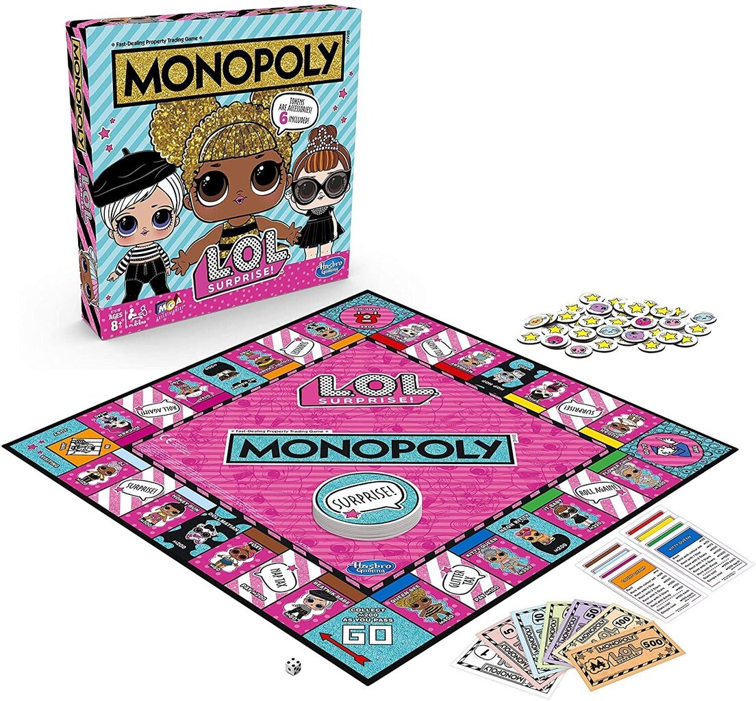 Stalo žaidimas Monopoly L.O.L, anglų kalba kaina ir informacija | Stalo žaidimai, galvosūkiai | pigu.lt