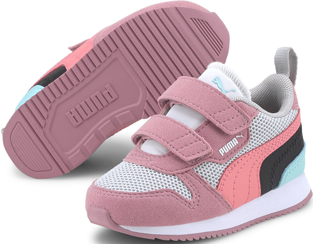 Kedai mergaitėms Puma, rožiniai kaina ir informacija | Sportiniai batai vaikams | pigu.lt